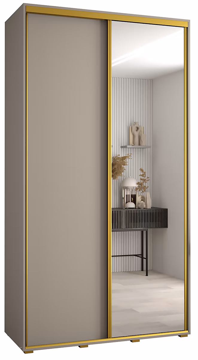Armoire Dakota 3 a portes coulissantes 140/60/235 – 2 portes