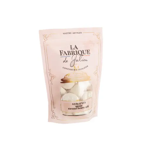 Mon jardin:Sachet de guimauves caramel beurre salé La Fabrique de Julien - 100 g