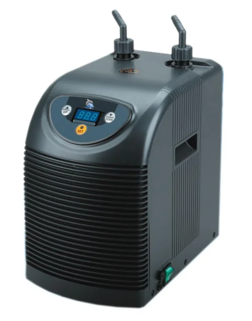 Un atout pour vos extérieurs：Refroidisseur eau douce ou eau de mer coloris noir Aquavie ICE400