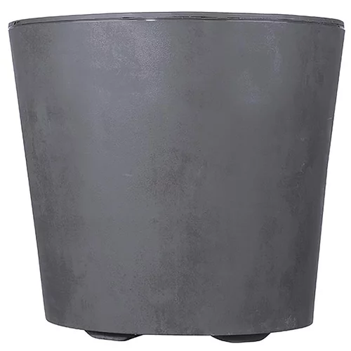 Extérieur durable:Bac gris anthracite Deroma Millennium - Ø 59 x H 49 cm