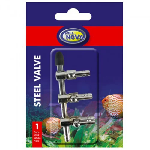 Déco au jardin：Robinet à air en acier, 3 sorties - AQUA NOVA
