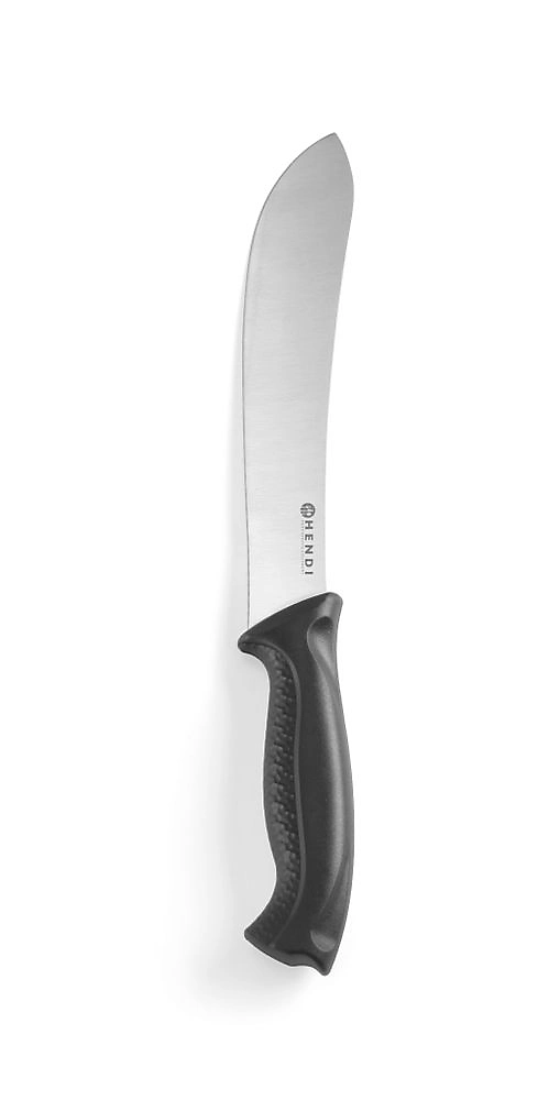 Couteau De Boucher – Lame 330 ou 380 mm, Hendi, Noir, l2.5- L33- P0.1- h4- Acier Inoxydable