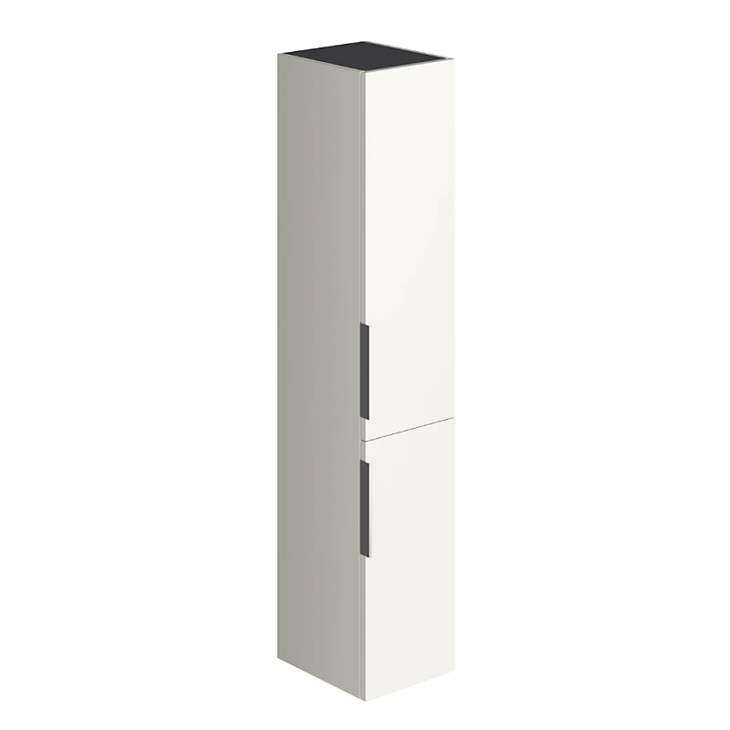 Colonne de salle de bain BURGBAD Olena 2 portes blanc brillant – Réf. ABFAIFMUS2036804474