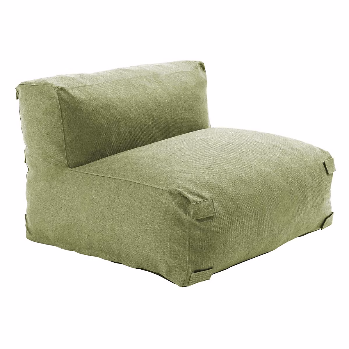 Salon et mobilier de jardin – Fauteuil de jardin tissu polypropylène olefin vert Oviala Mixi