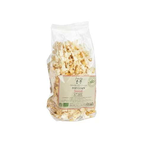 Une idée maline pour le jardin:Pop corn sucré bio Family chips - 80 g