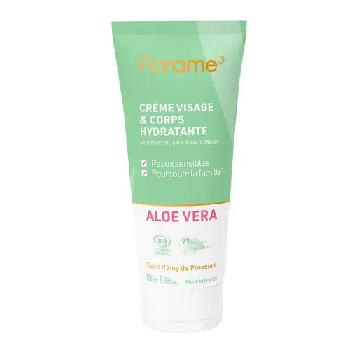 Jardin idée:Crème visage et corps aloé vera Florame - 100 ml