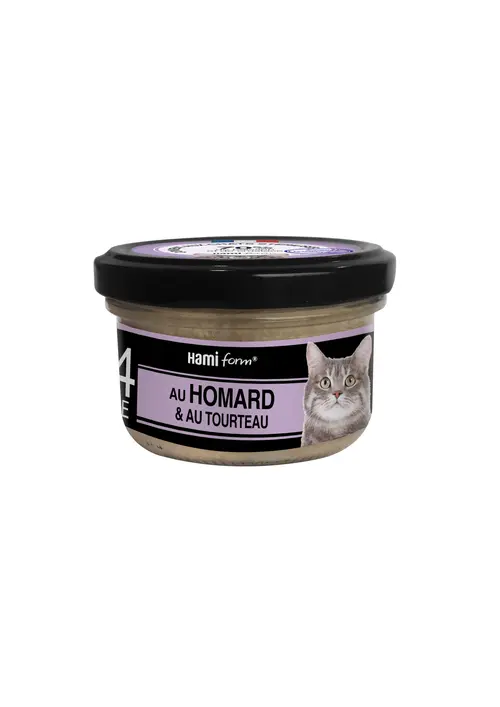 Pour vivre le jardin autrement:Aliment humide pour chat Hamiform Cuisiné n°24 homard/tourteau - 80 g