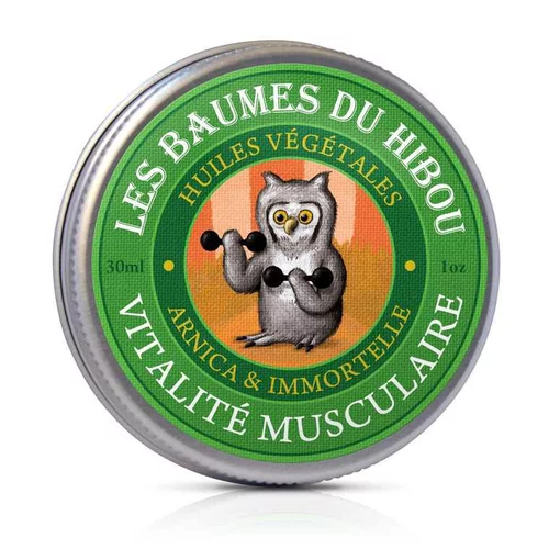 Extérieur pratique:Baume Vitalité Musculaire biologique Boîte 30 ml vert