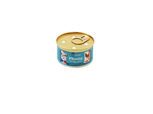 Maison et jardin:Pâtée pour chat adulte mousse de poulet Bubimex Gustav - 85 g