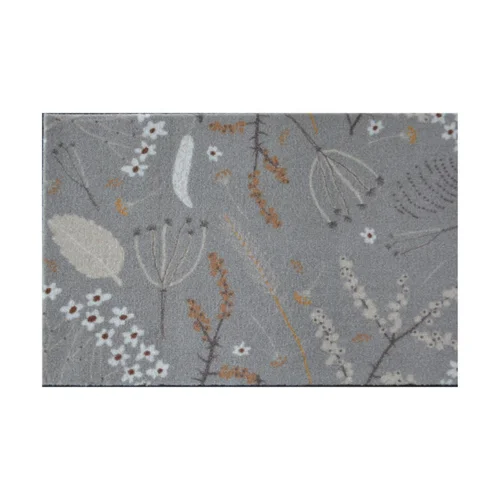 Jardin essentiel：Tapis absorbant intérieur Sweetsol imprimé Fleurs séchées - 60 x 40 cm