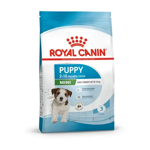 Une touche pratique au jardin：Croquettes pour chiot de petite race Royal Canin Mini Puppy - 2 kg