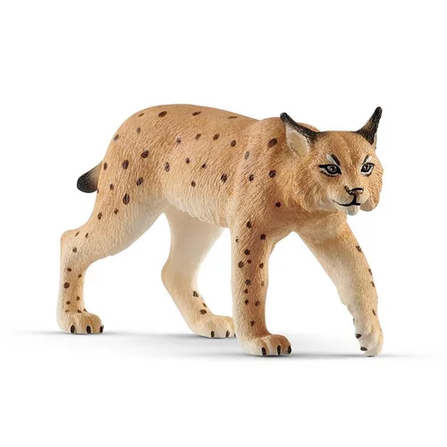 Extérieur confort:Figurine Lynx plastique 9,2x5x3 cm à partir de 4 ans