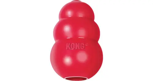 Bien dehors：Jouet Chien Kong 9cm classic medium rouge