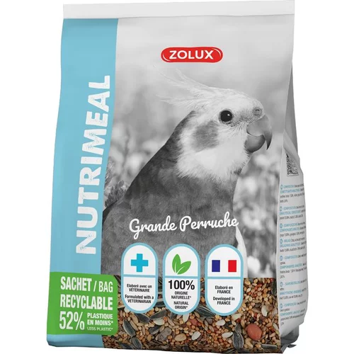 Jardin simple:Aliment pour grandes perruches Zolux Nutrimeal - 800 g