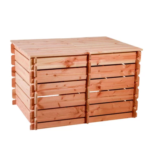 Pour profiter pleinement de l’extérieur:Composteur basic en bois Mon Petit Potager 120 x 90 cm - 2 x 303 L