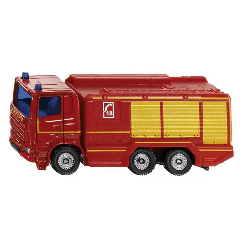 Jardin chez vous：Echelle de pompiers FR multicolore Siku - 8.4 cm