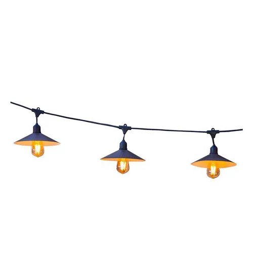 Pour votre espace vert：Guirlande lumineuse à lumière blanc chaud raccordable sur secteur - 6 m