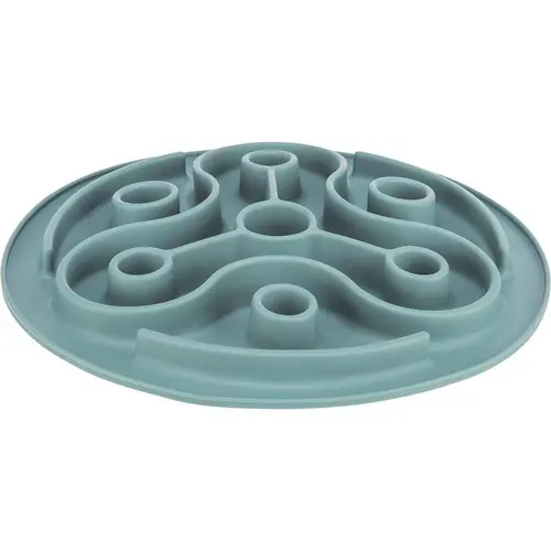 Choix pour le jardin：Gamelle anti-glouton pour chien coloris bleu Trixie Slow Feeding - Ø 28 cm