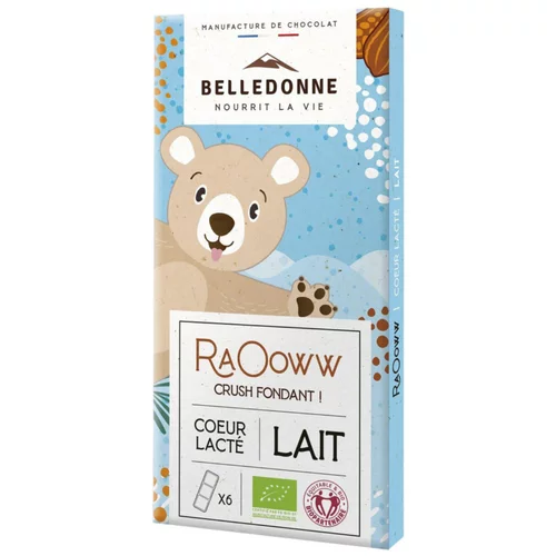 Pour transformer vos extérieurs:Tablette lait cœur lacté bio Belledonne - 80 g