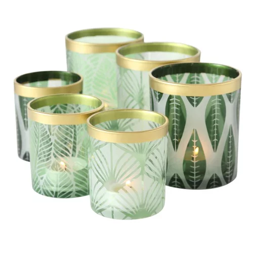 Jardin & solutions:Photophore Farian coloris noir - 8 cm
