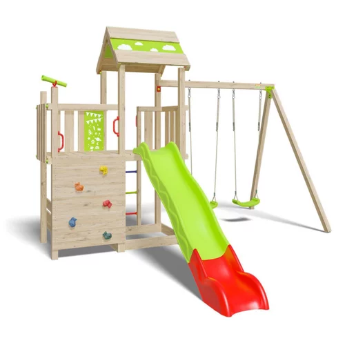 Extérieur moderne：Aire de jeux bois avec bac à sable Utopia Xpression Trigano - 2,63 m