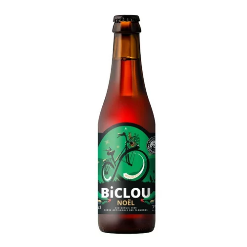 Au service de vos extérieurs:Bière biclou de Noël - 33 cl
