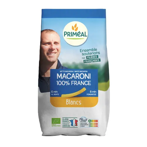La solution pour votre jardin：Macaronis blancs PRIMEAL 500 g