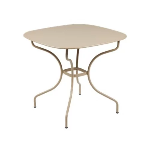 Jardin à adopter：Table Opéra + FERMOB muscade L82xl82xh74