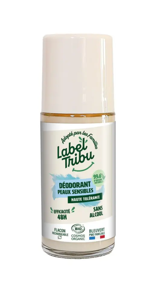 L’allié de vos extérieurs:Déodorant peau sensibles bio roll on rechargeable Label Tribu - 50 ml