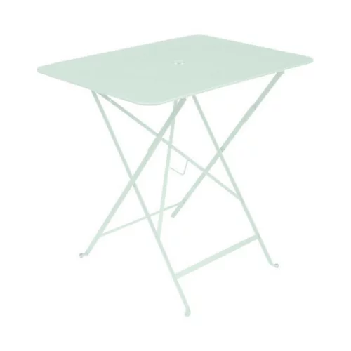Pour mieux profiter du jardin:Table pliante Bistro rectangulaire vert menthe 77 x 57 x 74 cm