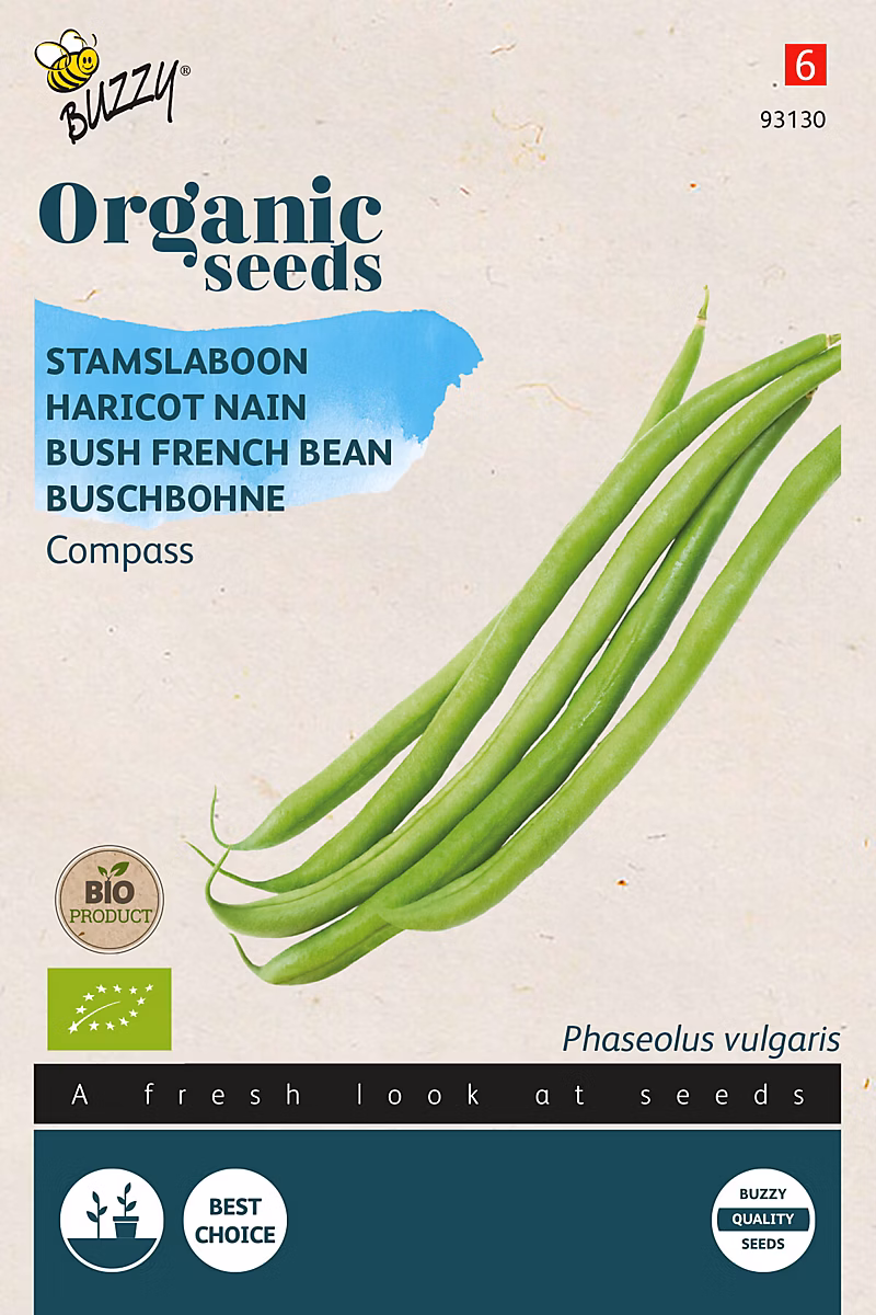 Buzzy Organic Haricot nain Compass -vh Ferrari- bio Semences – Ca. 20 gr