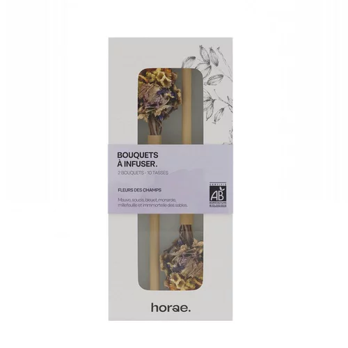 Pour améliorer votre jardin:Bouquets à infuser bio fleurs des champs Horae – x 2