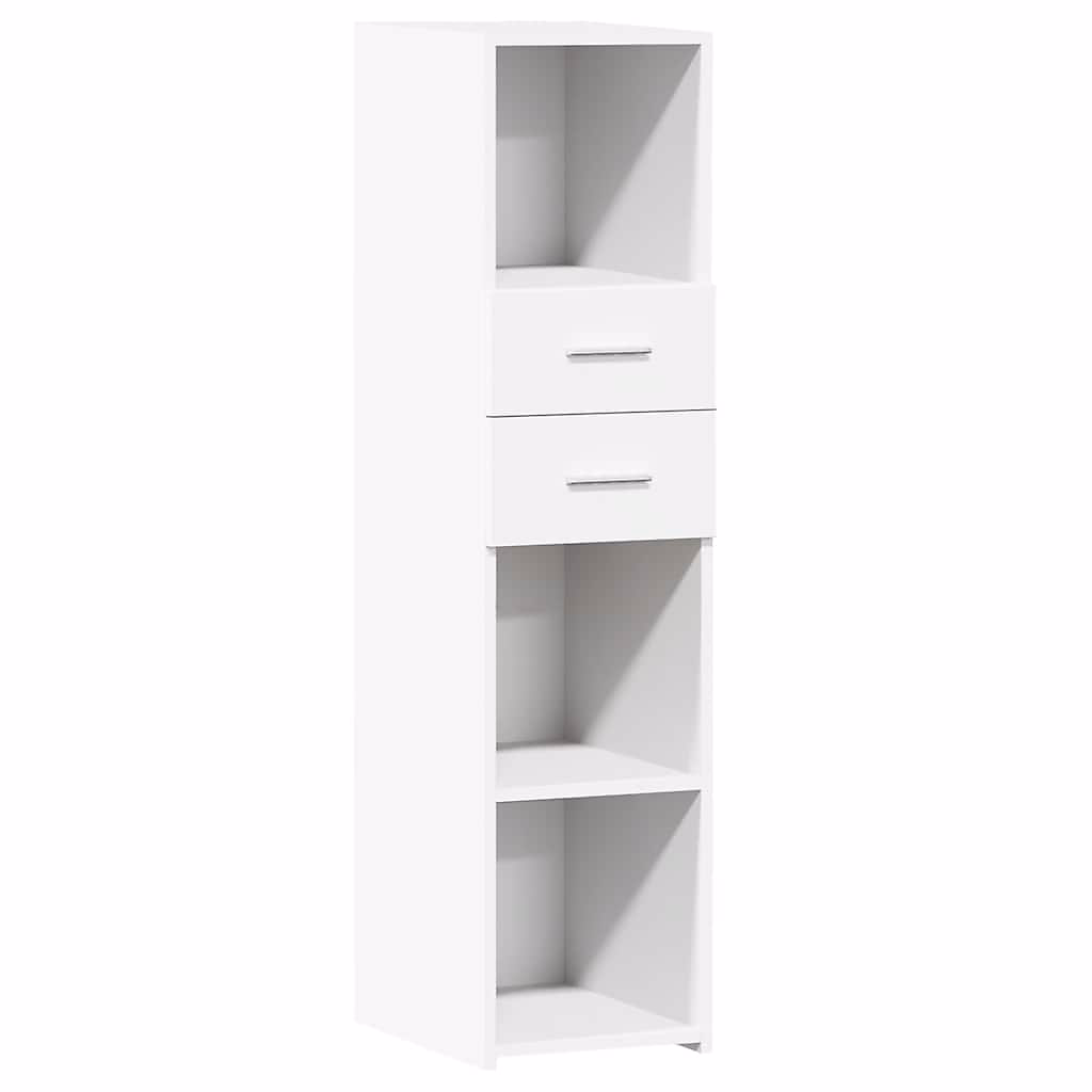 Buffet haut blanc 30x42 – 5 × 124 cm bois d'ingénierie vidaXL