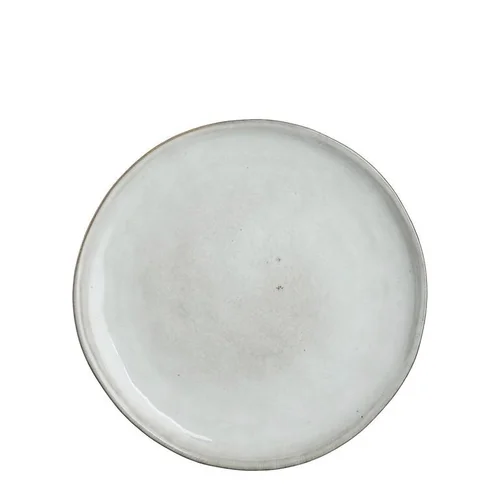 Facile jardin：Assiette à dessert Tabo coloris gris en grès - Ø 20,5 cm