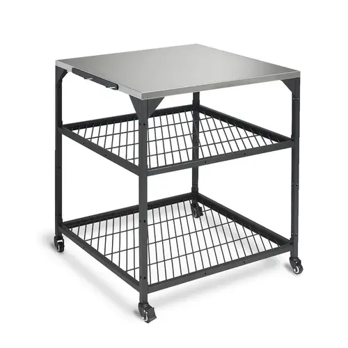 À adopter pour l’extérieur：Table modulaire large grise Ooni - 80 x 80 x 90 cm
