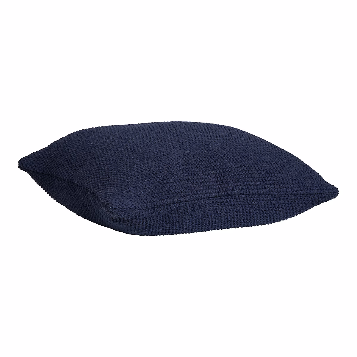 Coussin Santos en Coton Recyclé Bleu Foncé 45 × 45 cm