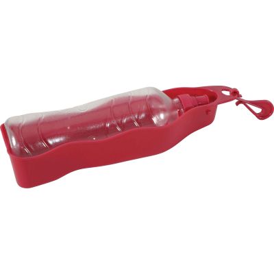 Gourde en plastique pliable Bivouak (Rouge)