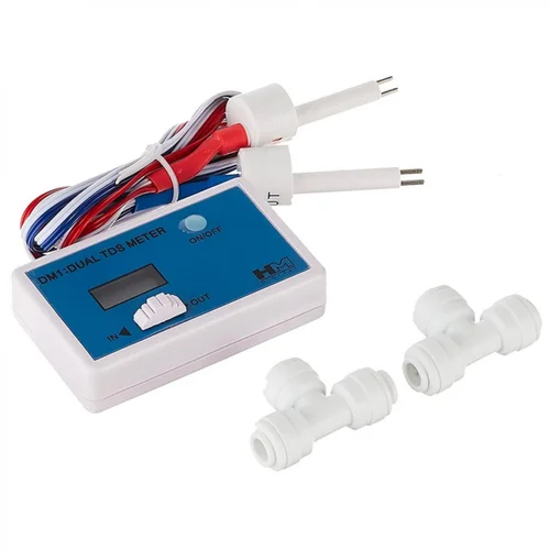 Pensé pour vos extérieurs:Mètre digital double TDS pour osmoseur, AQUA STORE - modèle HM-DM1