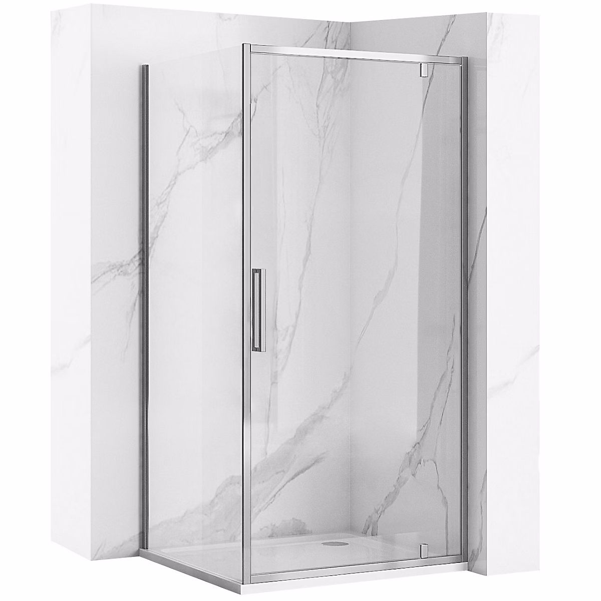 Paroi de douche – Cabine De Douche Angle Rea Rapid Swing 120X100 Chrome