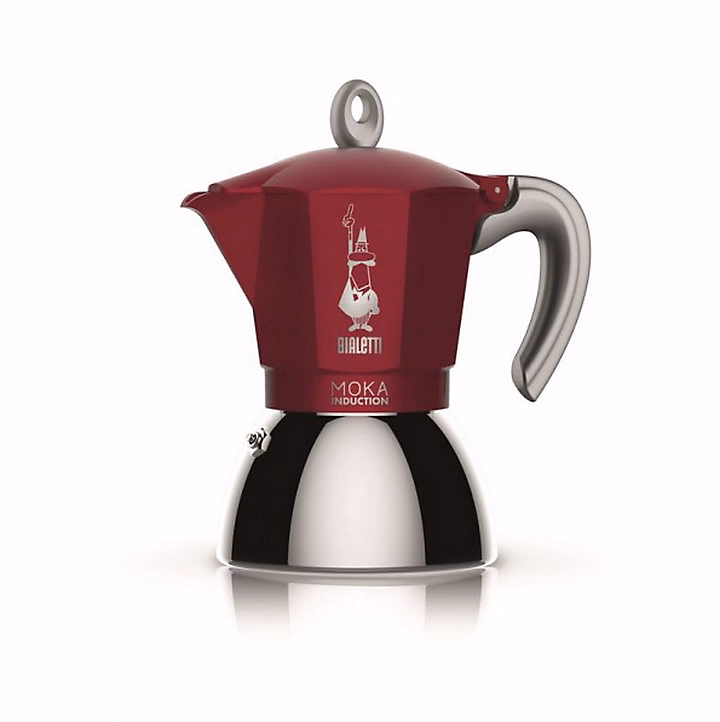 Cafetière italienne 6 tasses rouge Bialetti 0006946 moka induction | Cafetière