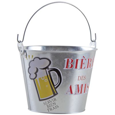 Seau à bière des amis avec décapsuleur