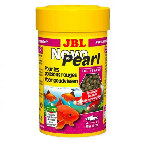 Jardin pour tous：Nourriture spéciale poissons rouges - formulation unique JBL NovoPearl - contenance 250ml