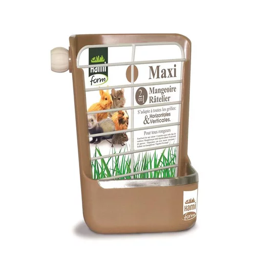 Un atout au quotidien：Maxi mangeoire ratelier beige