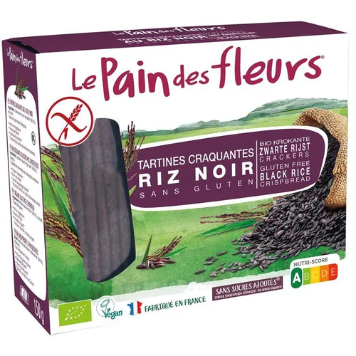 Une idée pour vos extérieurs:Tartines craquantes au riz noir bio en sachet de 150 g