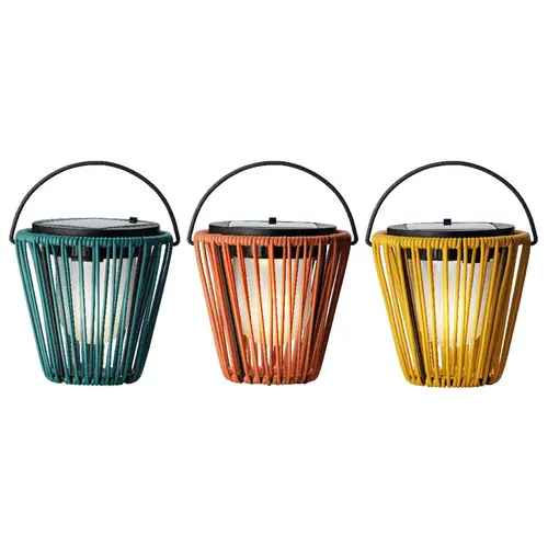 Pour vos extérieurs:Luminaire solaire de balcon - Ø 14 x H 15 cm