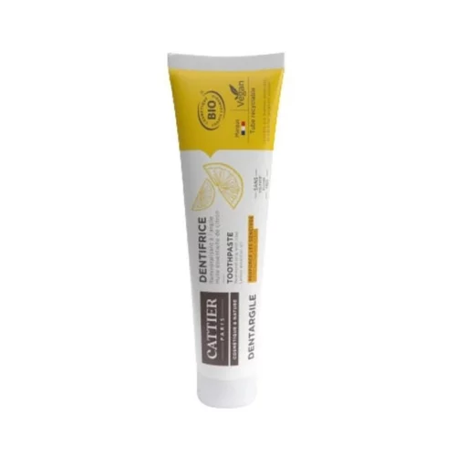 Qualité extérieur:Dentargile citron sans étui Cattier - 75 ml