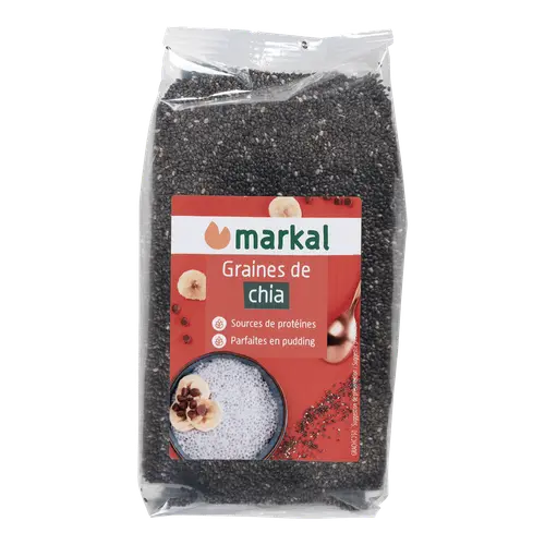Un choix pratique pour l’extérieur：Graines de chia 250 g