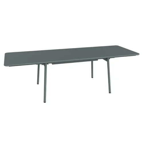 Qualité extérieur：Table extensible Monceau coloris gris en acier Fermob - 165/255 x 74 cm