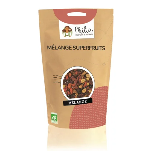 Pour transformer votre jardin:Mélange superfruits bio Philia - 200 g