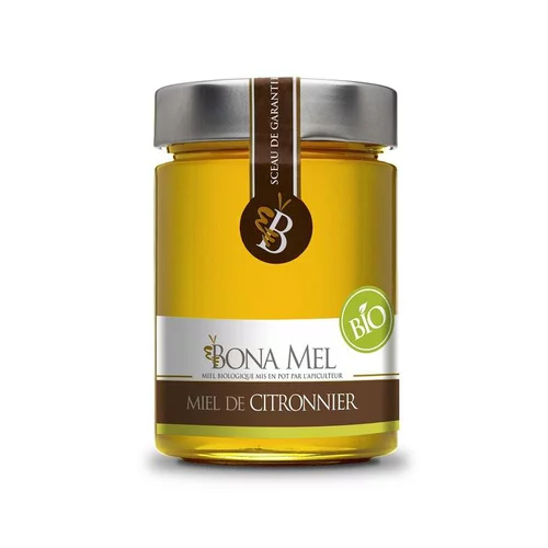 Pour profiter dehors：Miel de Citronnier pot en verre 450g